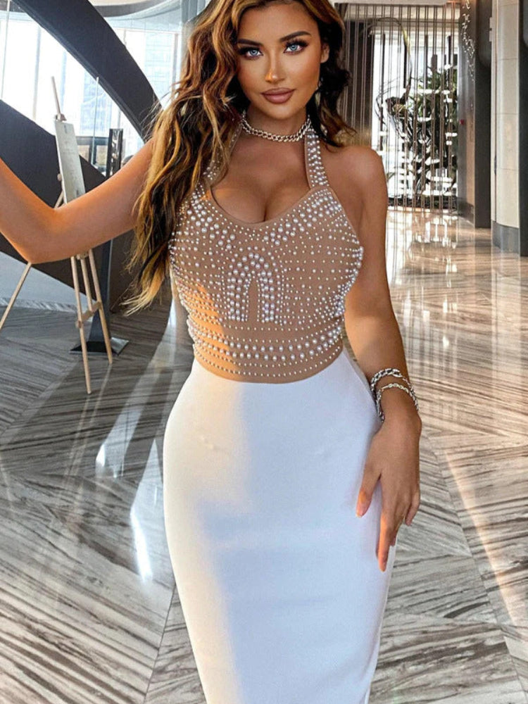 Fashion sequin sexy bandage skirt