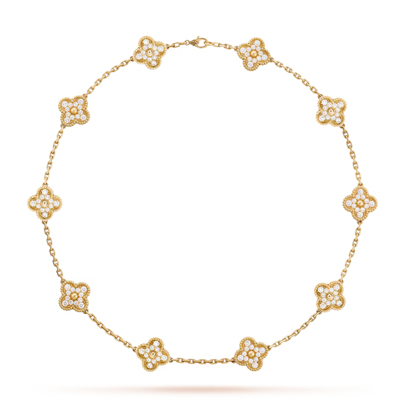 CLOVER-CHAIN 10 MOTIFS - GOLD