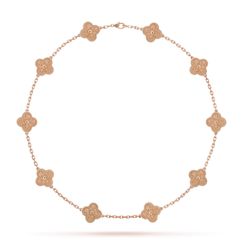 CLOVER-CHAIN 10 MOTIFS - ROSE GOLD