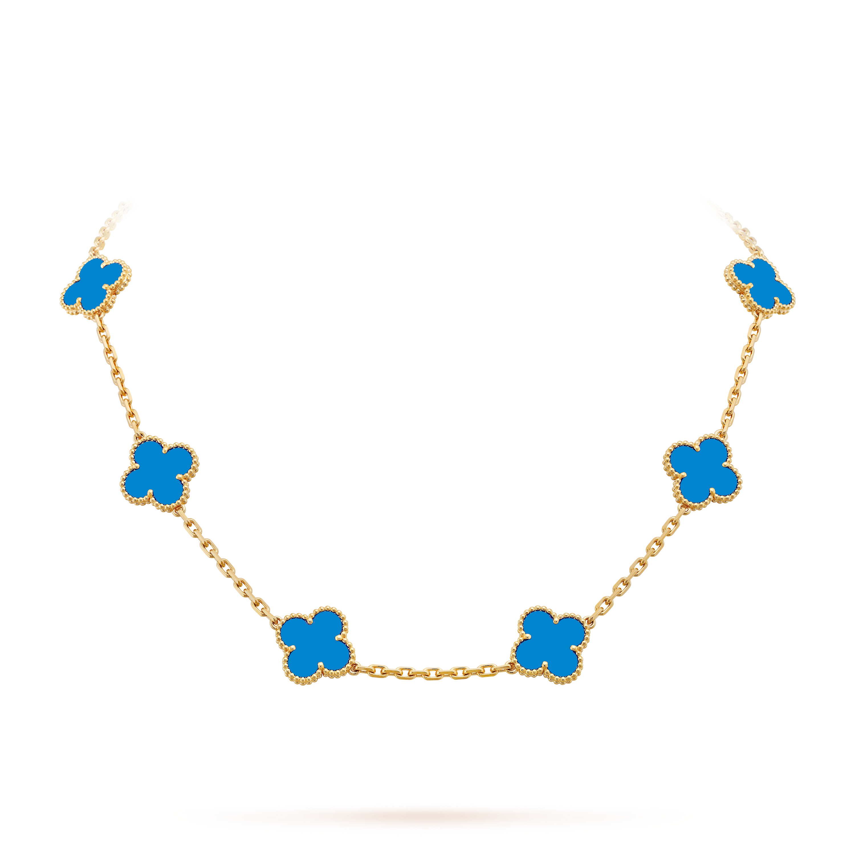 CLOVER-CHAIN 10 MOTIFS - BLUE