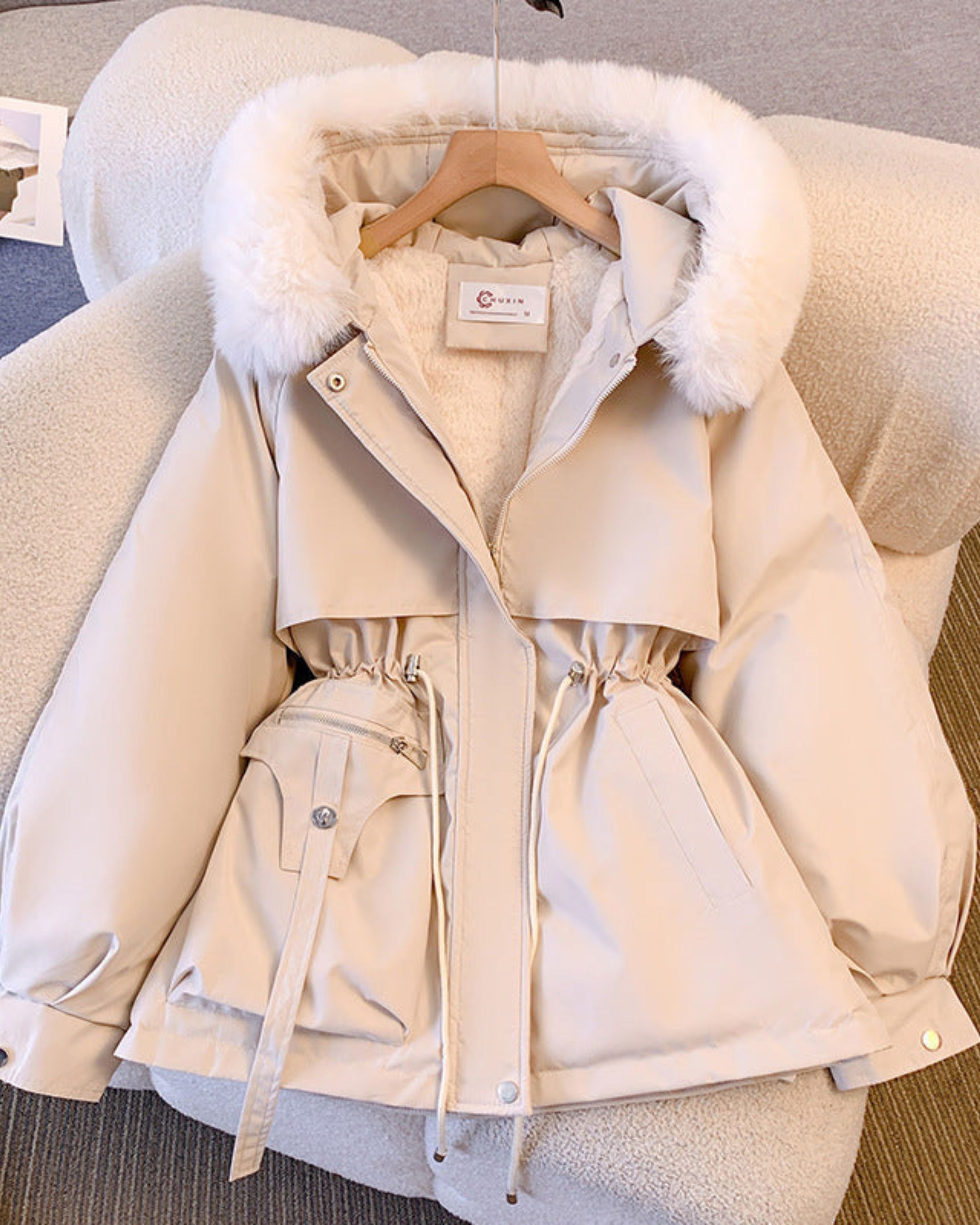 EMY | ELEGANT FURRY WINTER JACKET