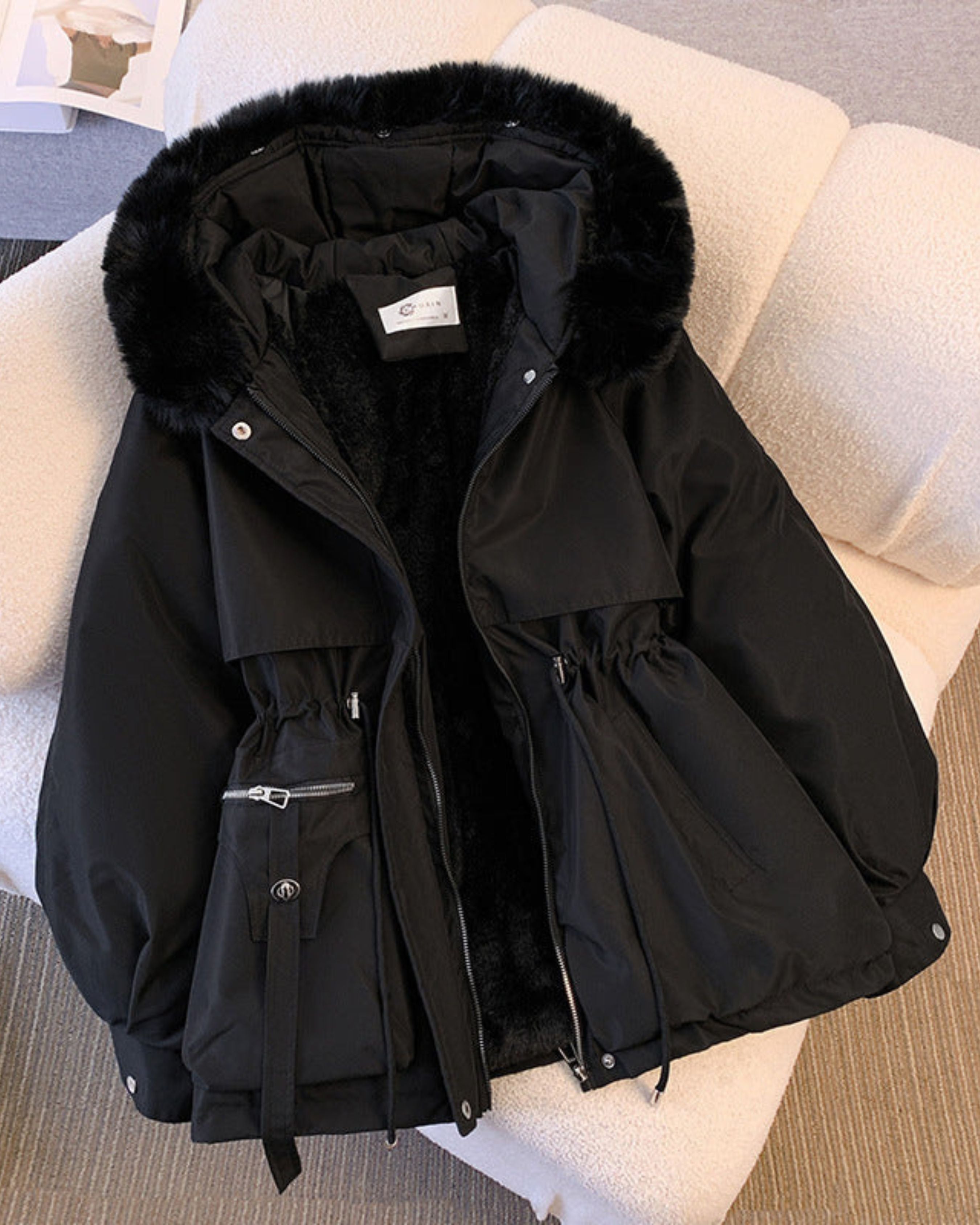 EMY | ELEGANT FURRY WINTER JACKET