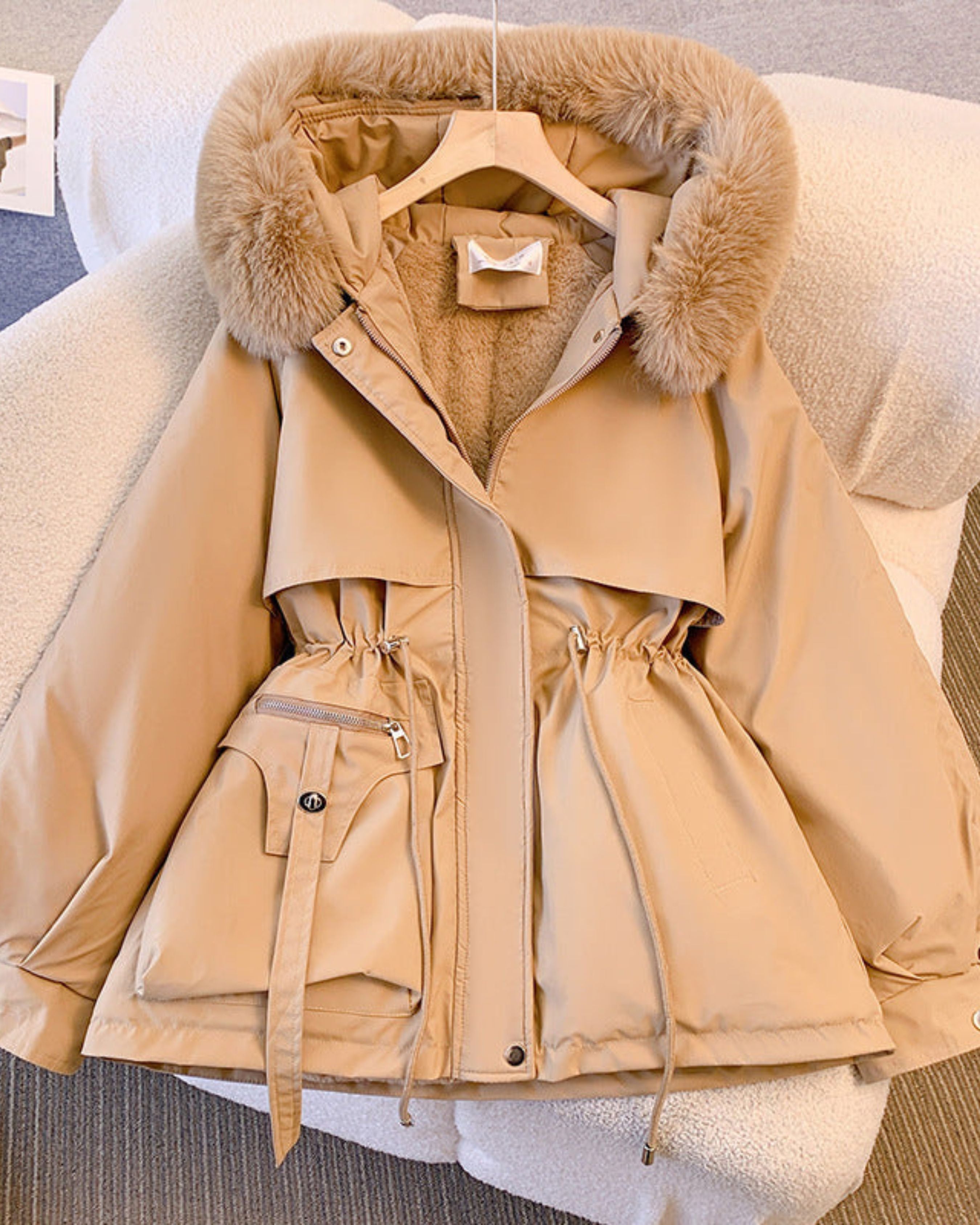 EMY | ELEGANT FURRY WINTER JACKET