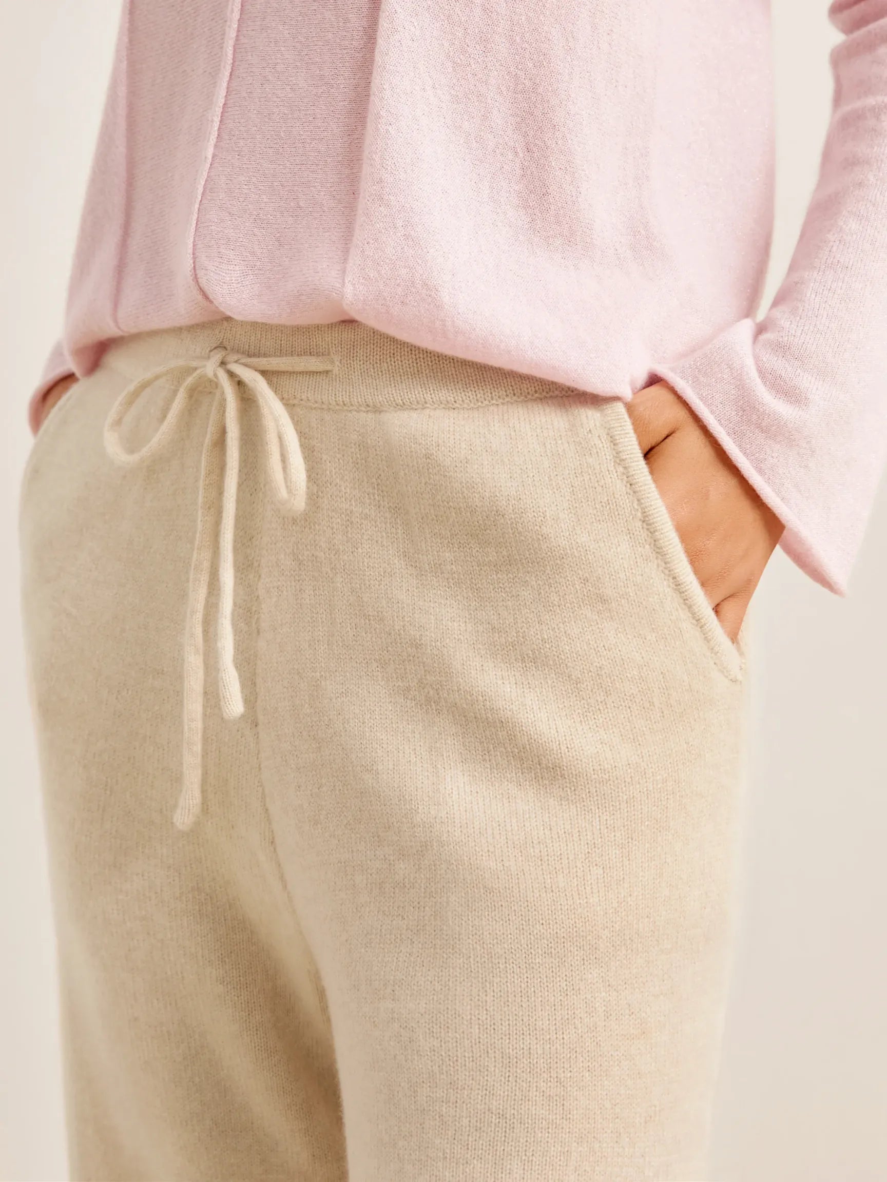 100% CASHMERE COMFORT FLUID SWEATPANTS ADRIENNE