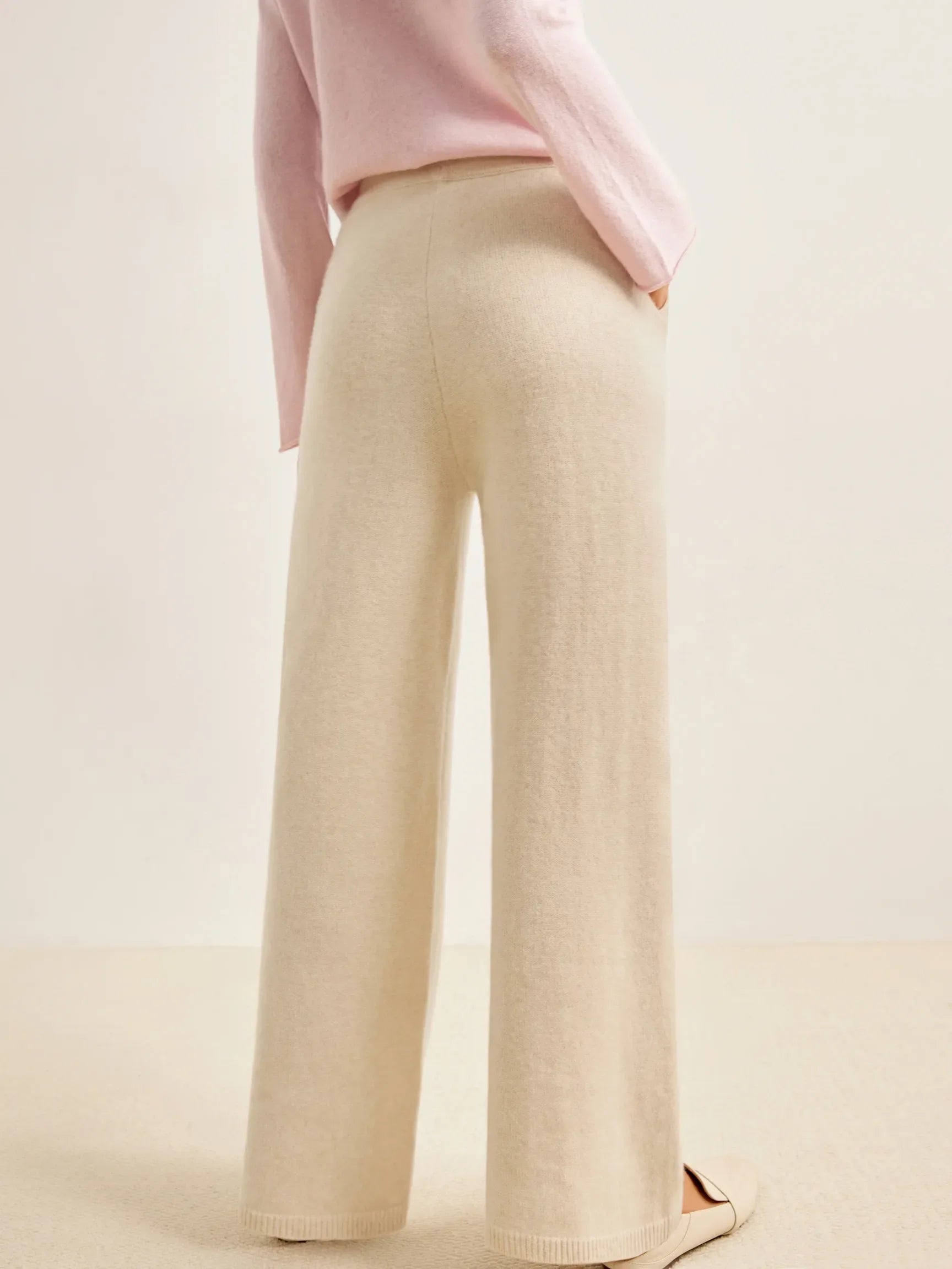 100% CASHMERE COMFORT FLUID SWEATPANTS ADRIENNE