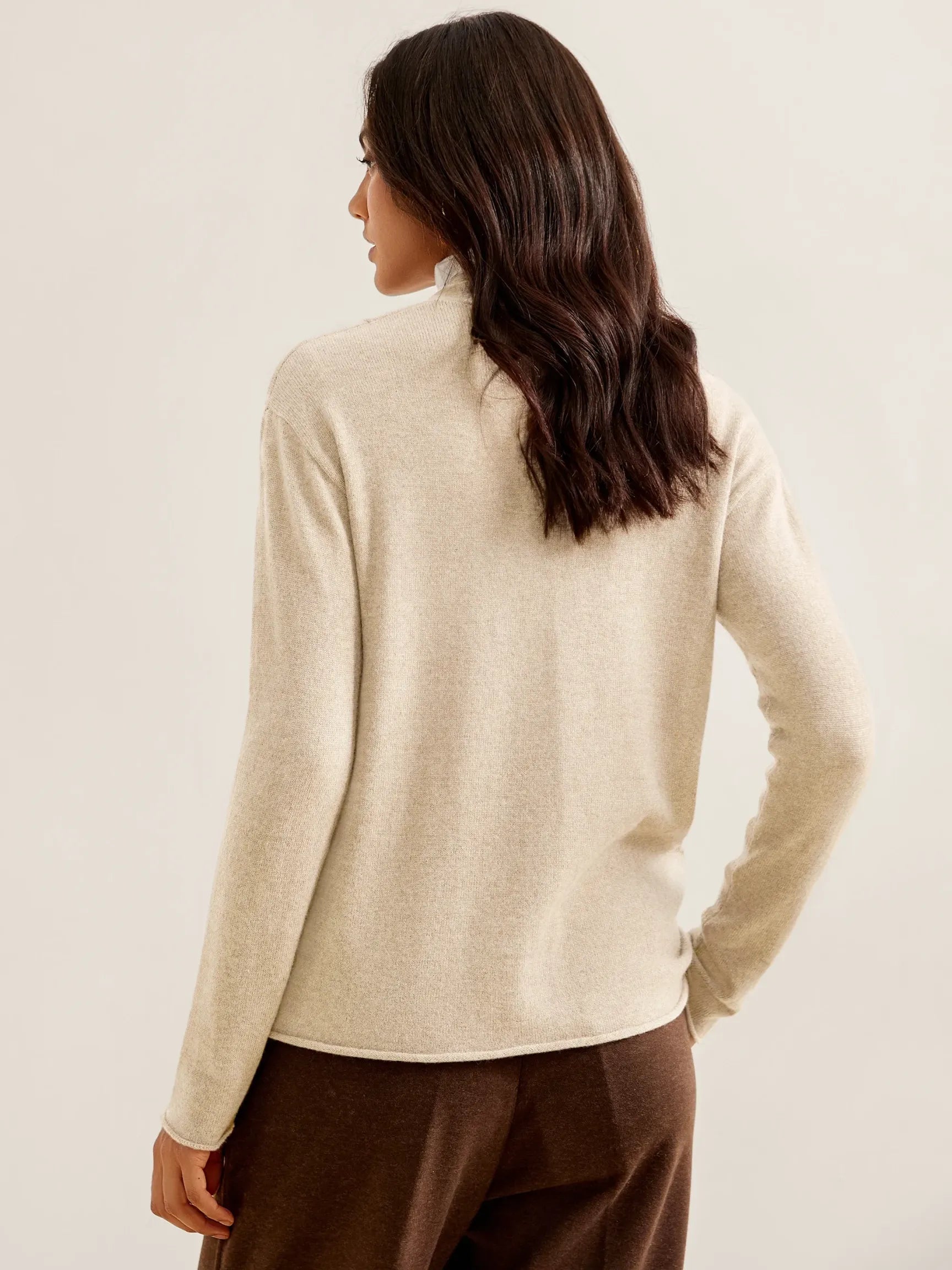 100% CASHMERE CARDIGAN EMERY