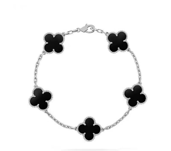 CLOVER BRACELET - BLACK