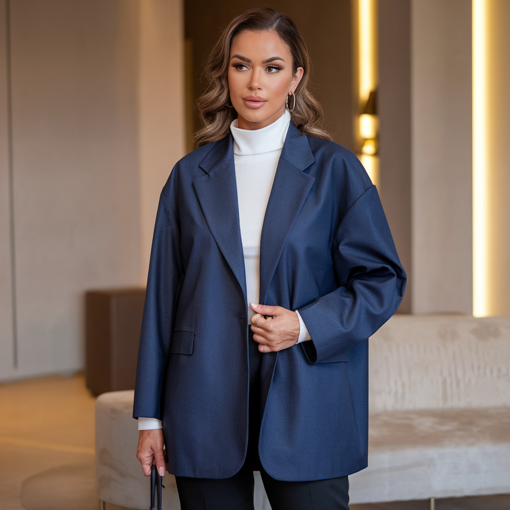 SAPPHIRE CLASSIC OVERSIZE BLAZER