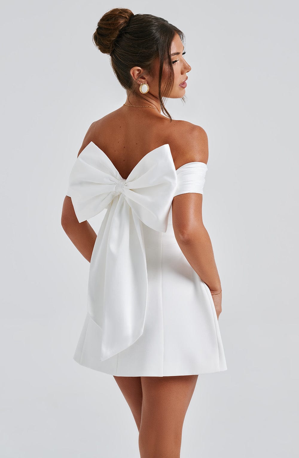 Delta Mini Dress - Ivory