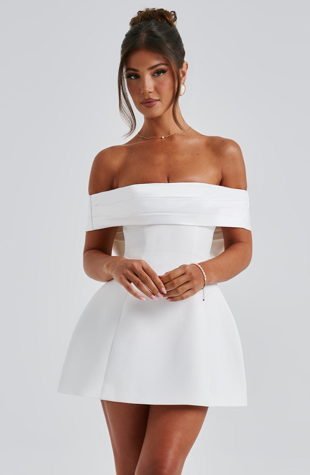 Delta Mini Dress - Ivory