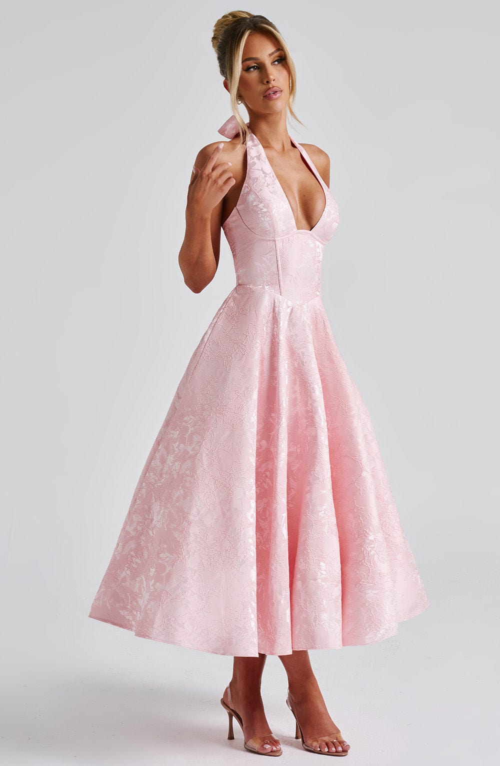 Effie Midi Dress - Blush