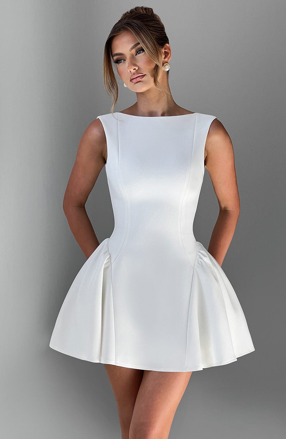 Yalina Mini Dress - Ivory